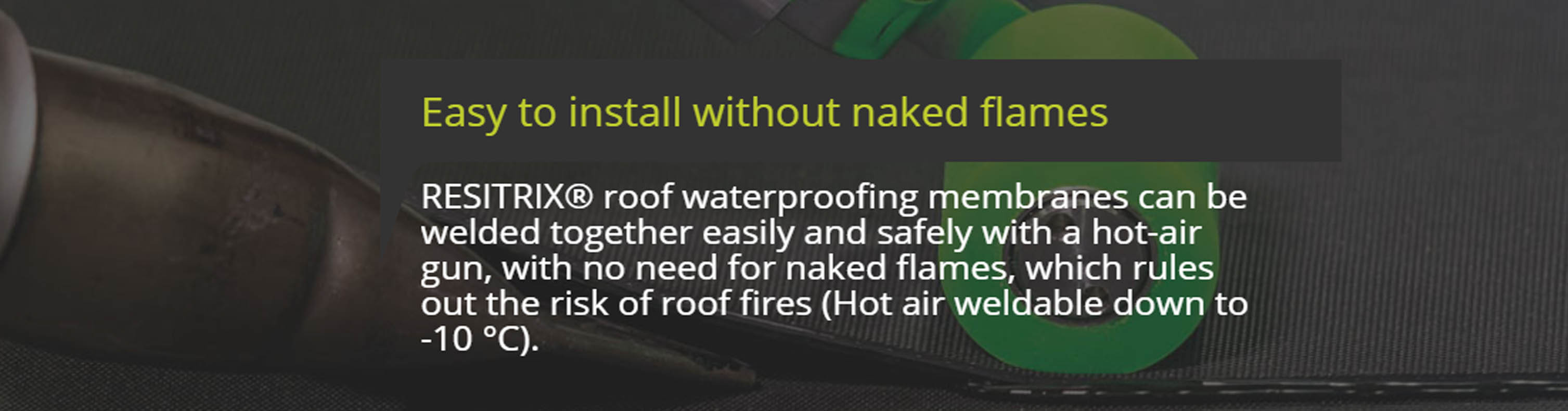 Resitrix Roof Waterproofing Membrane Infofmation